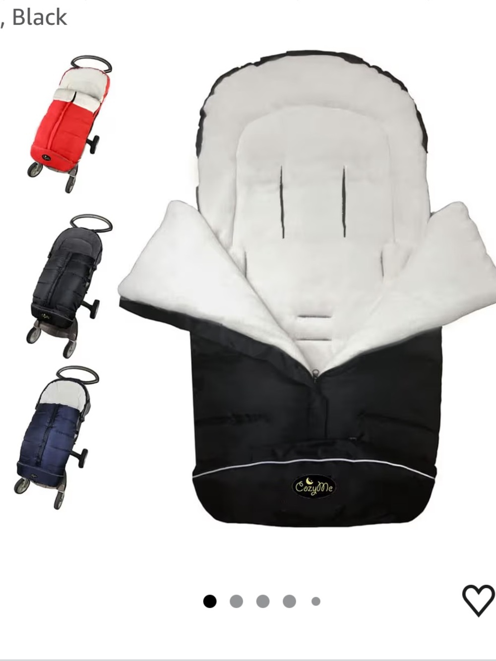 CozyMe 3 in winter outdoor  Stroller sleeping bag - Warm Waterproof